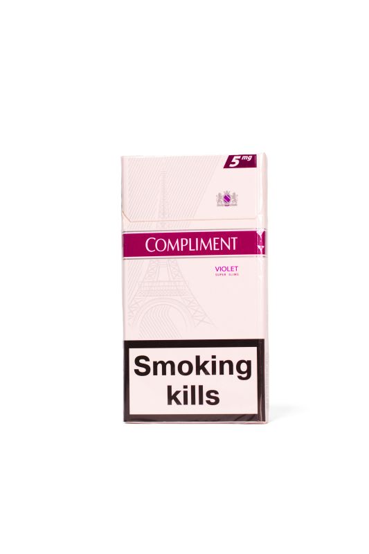 Сигареты Compliment Violet Super Slims 5 (Комплимент Супер Слимс 5 Виолет)