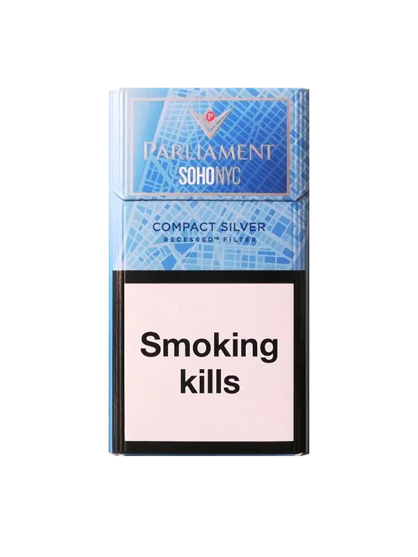 Сигарети Parliament SoHo NYC Compact Silver (Парламент Демі Без Турбофільтра)